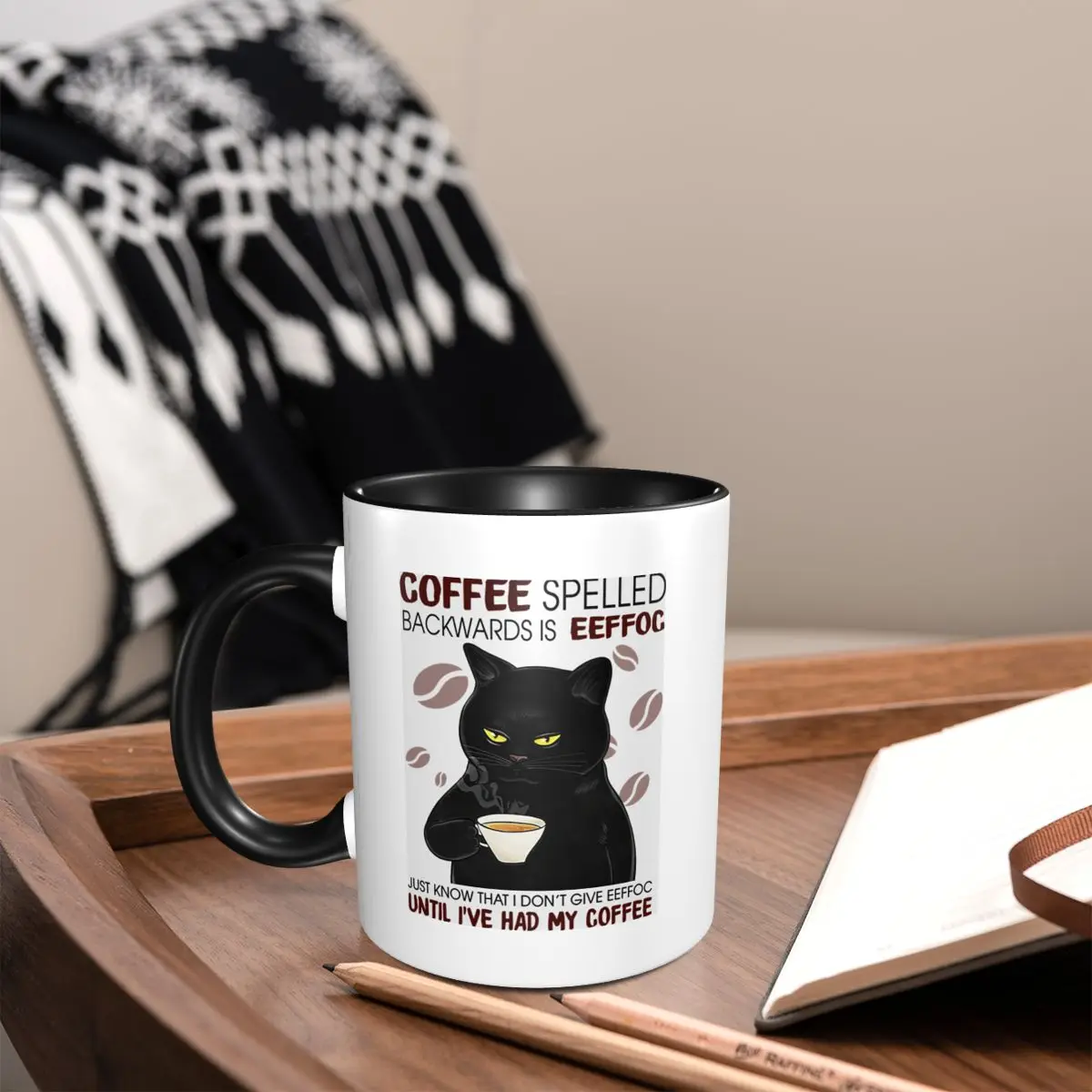 Good Coffee Tea - Tasse à café en céramique «