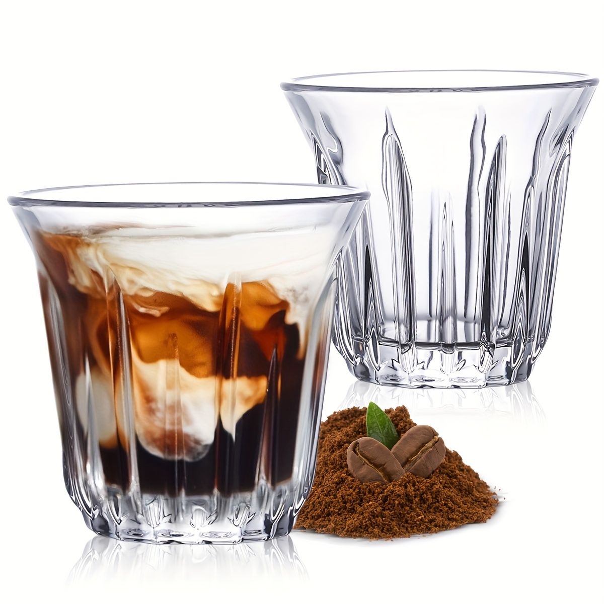 Coffee Tea Tumbler - Lot de 2 tasses à expresso,