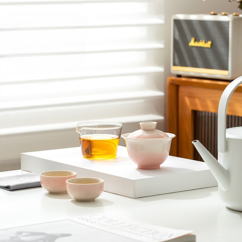 Gongfu Tea Set - Service à thé en céramique émaillée