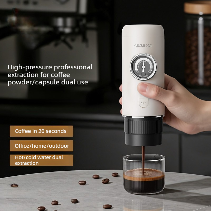 Coffee & Tea Haus - Machine à expresso portable, pression 20