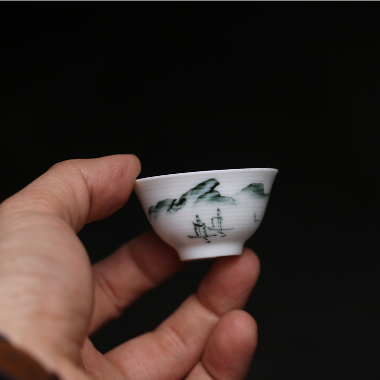 Gongfu Tea Set - Tasse à thé miniature en porcelaine