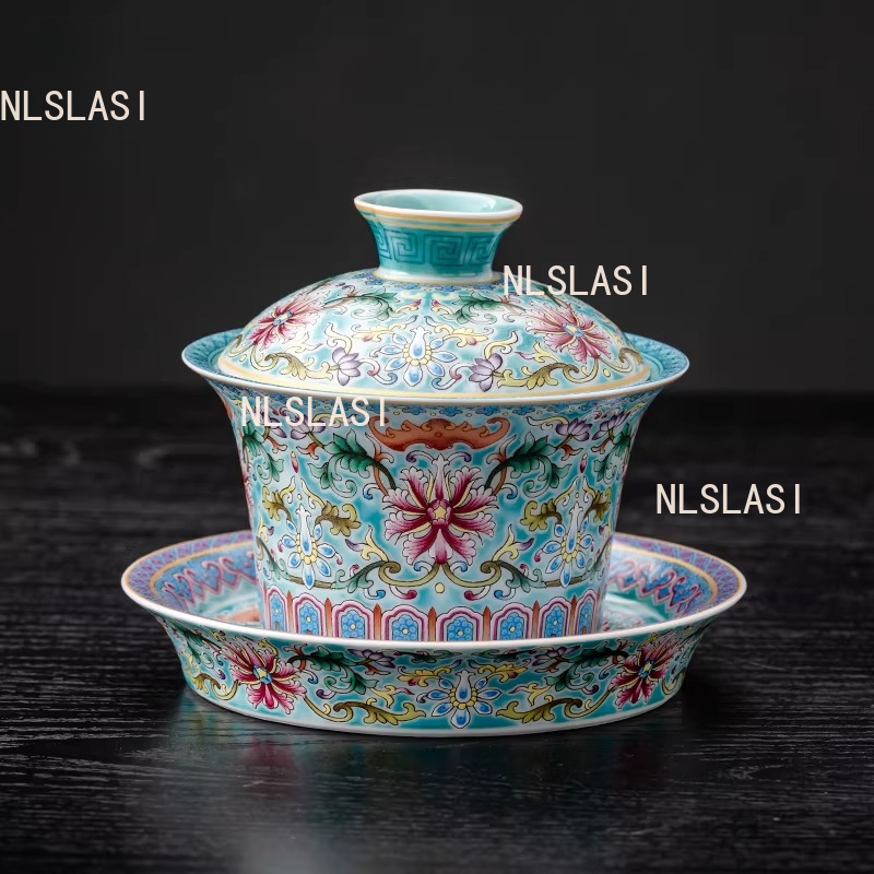Gongfu Tea Set - Bol en céramique émaillée de 120