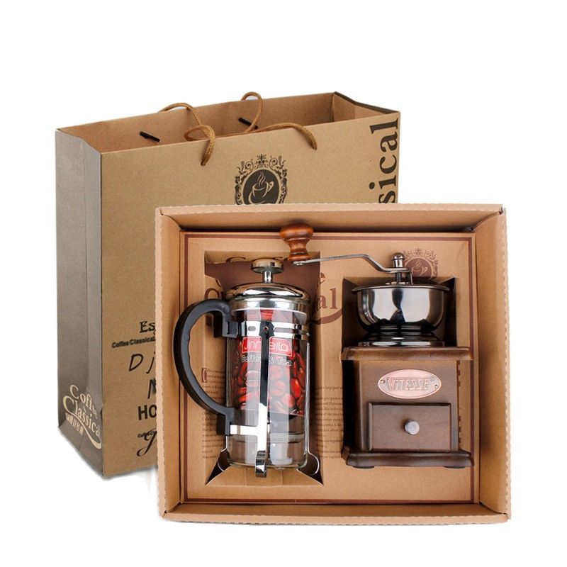 French Press Coffee & Tea - Ensemble de moulin à café pour