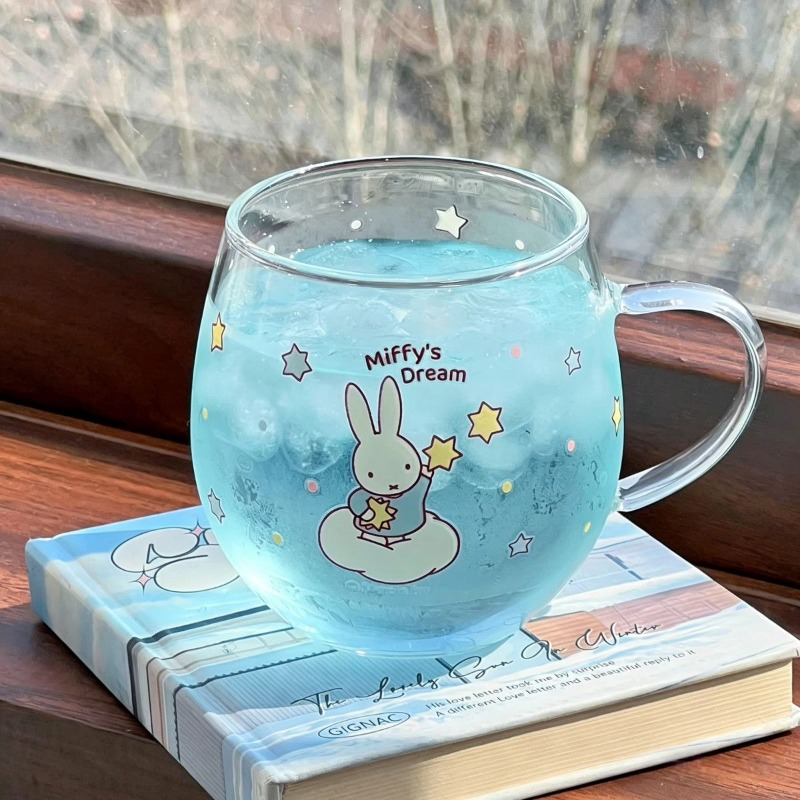 Good Coffee Tea - Mug en verre transparent Miffy, dessin