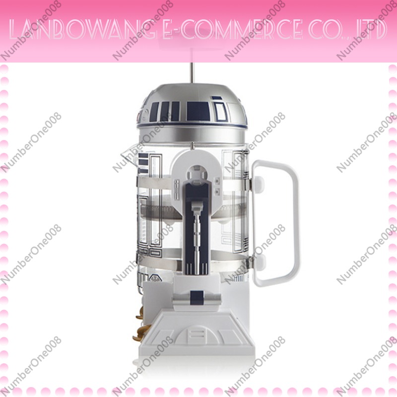 French Press Coffee & Tea - Cafetière manuelle créative en forme de