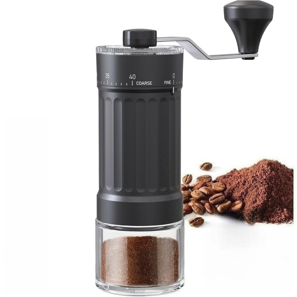French Press Coffee & Tea - Moulin à café manuel avec 40