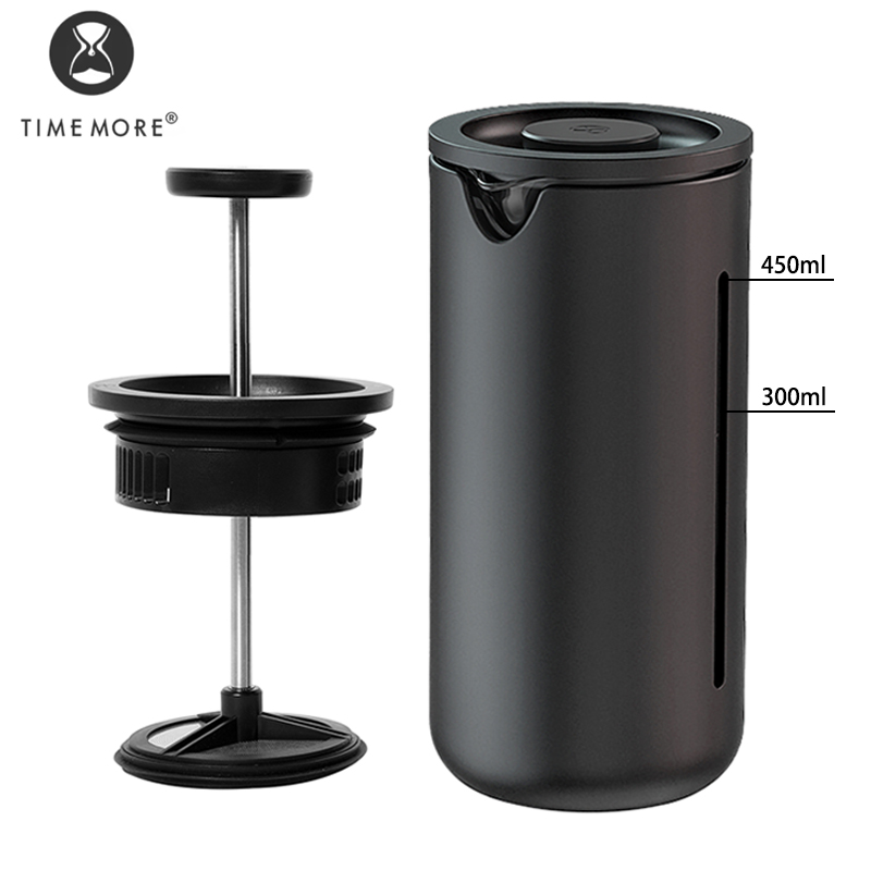 French Press Coffee & Tea - TIMEMORE U presse française 450ml verre