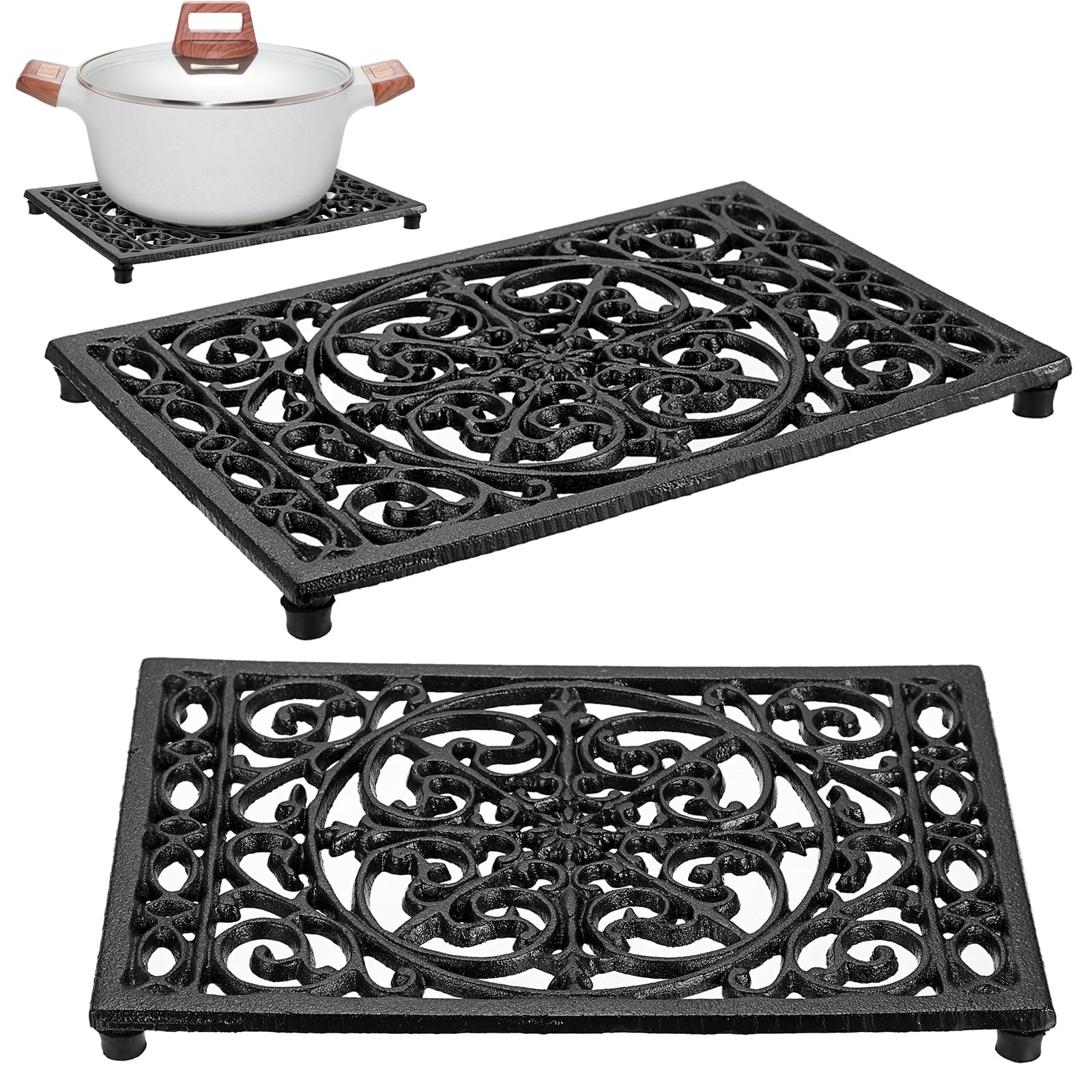 Dessous de plat rectangulaire  - Cast Iron Teapot avis et prix