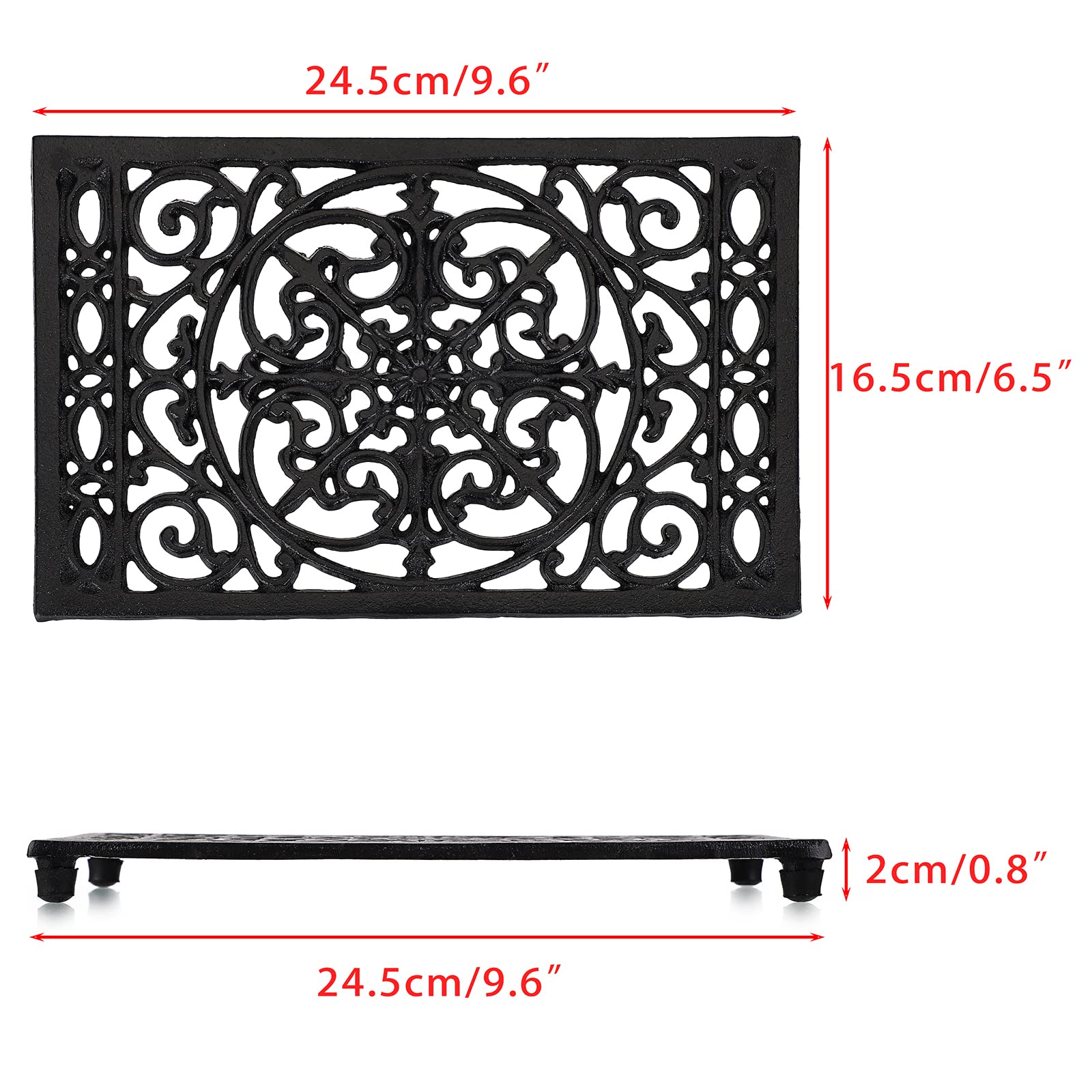 Dessous de plat rectangulaire  - Cast Iron Teapot avis et prix