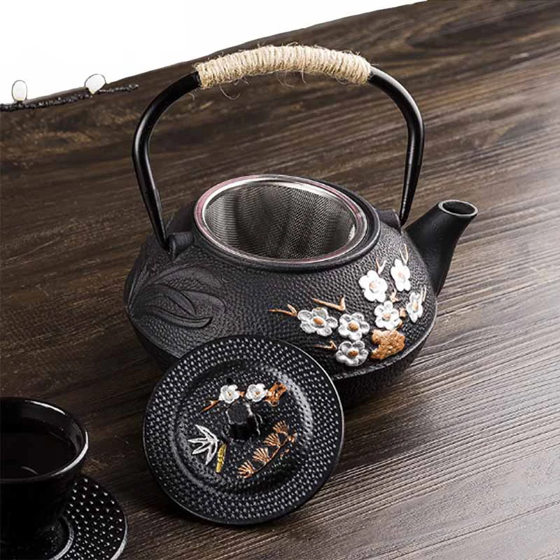 Théière de brassage peinte pru - Cast Iron Teapot avis et prix