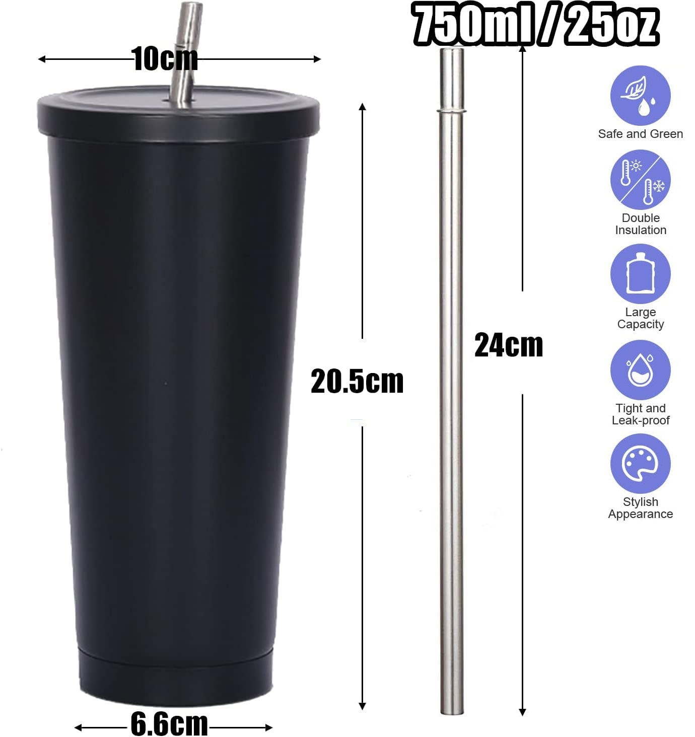 Gobelet isotherme à double par - Coffee Tea Tumbler avis et prix