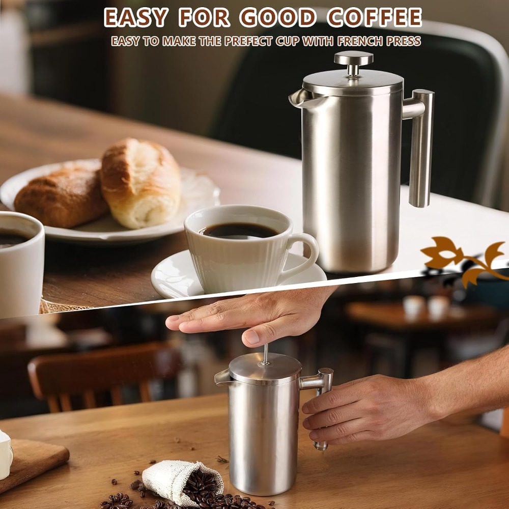 Cafetière à piston, en acier i - French Press Coffee & Tea avis et prix
