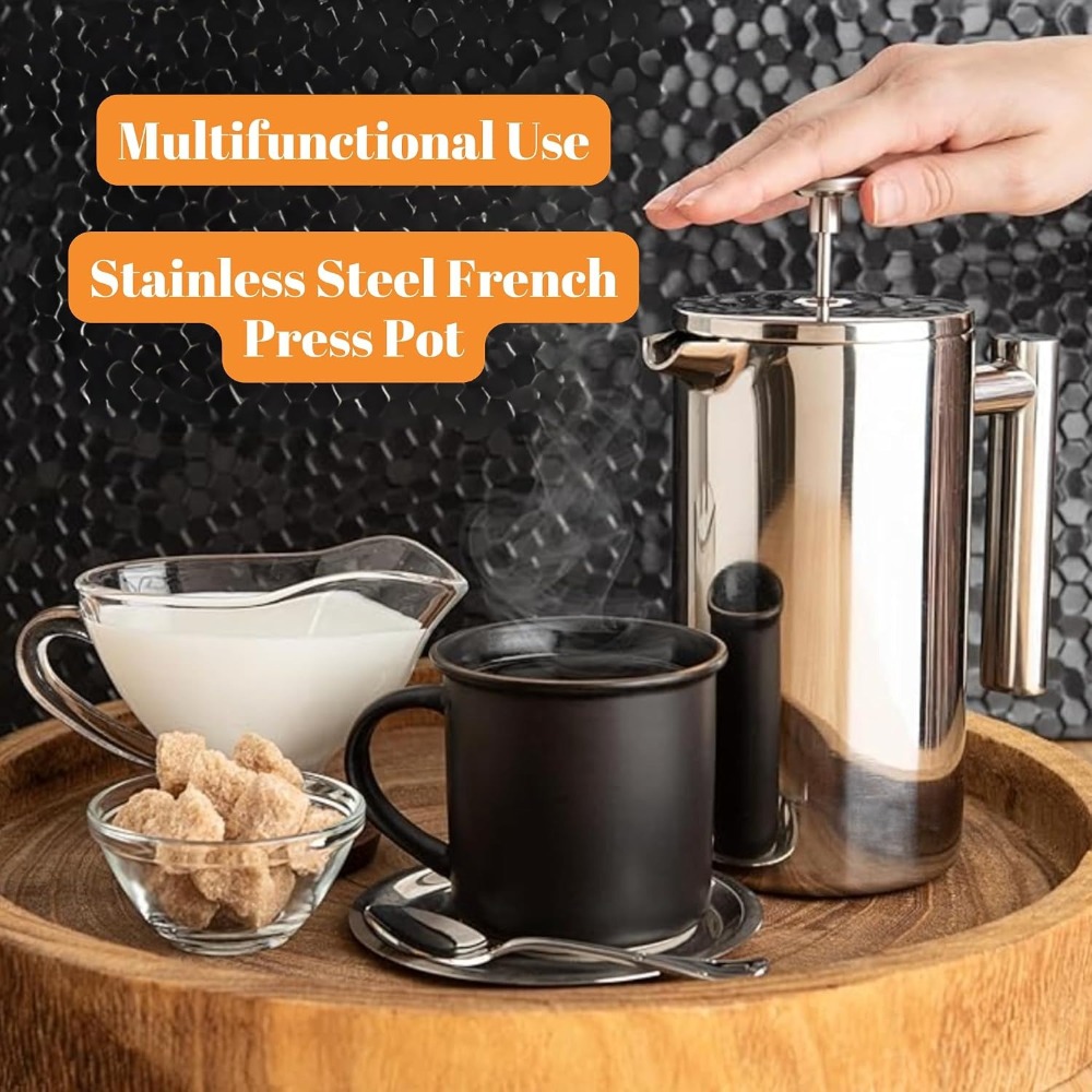 Cafetière à piston, en acier i - French Press Coffee & Tea avis et prix