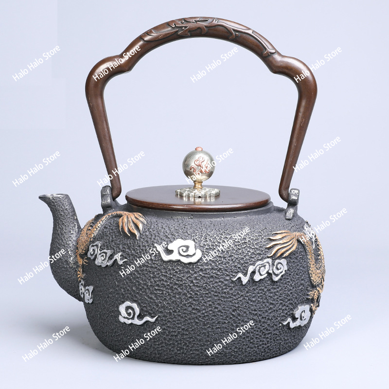 Pot en fer à Double perle de d - Cast Iron Teapot avis et prix
