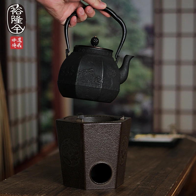 Réchaud à thé en fonte, réchau - Cast Iron Teapot avis et prix