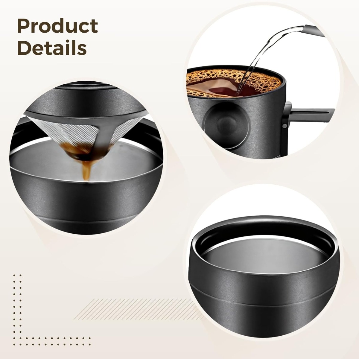 Mug à café en acier inoxydable - Coffee Tea Tumbler avis et prix