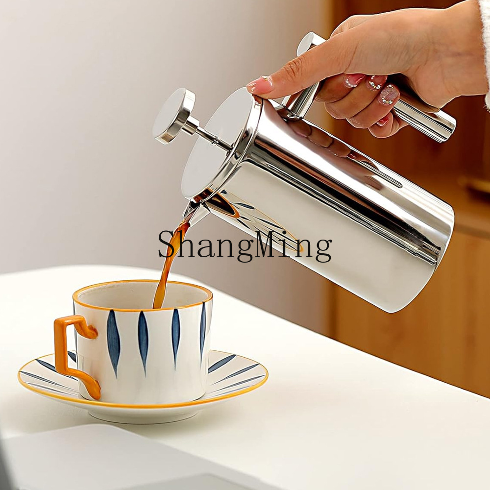 Cafetière à piston en acier in - French Press Coffee & Tea avis et prix