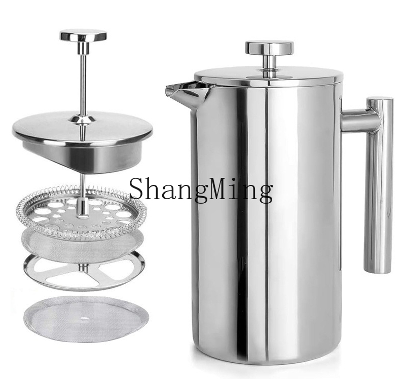 Cafetière à piston en acier in - French Press Coffee & Tea avis et prix
