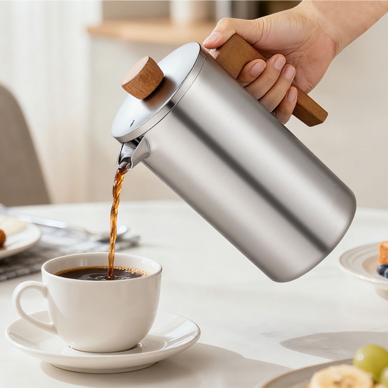Cafetière à piston JUSTINLAU 1 - French Press Coffee & Tea avis et prix