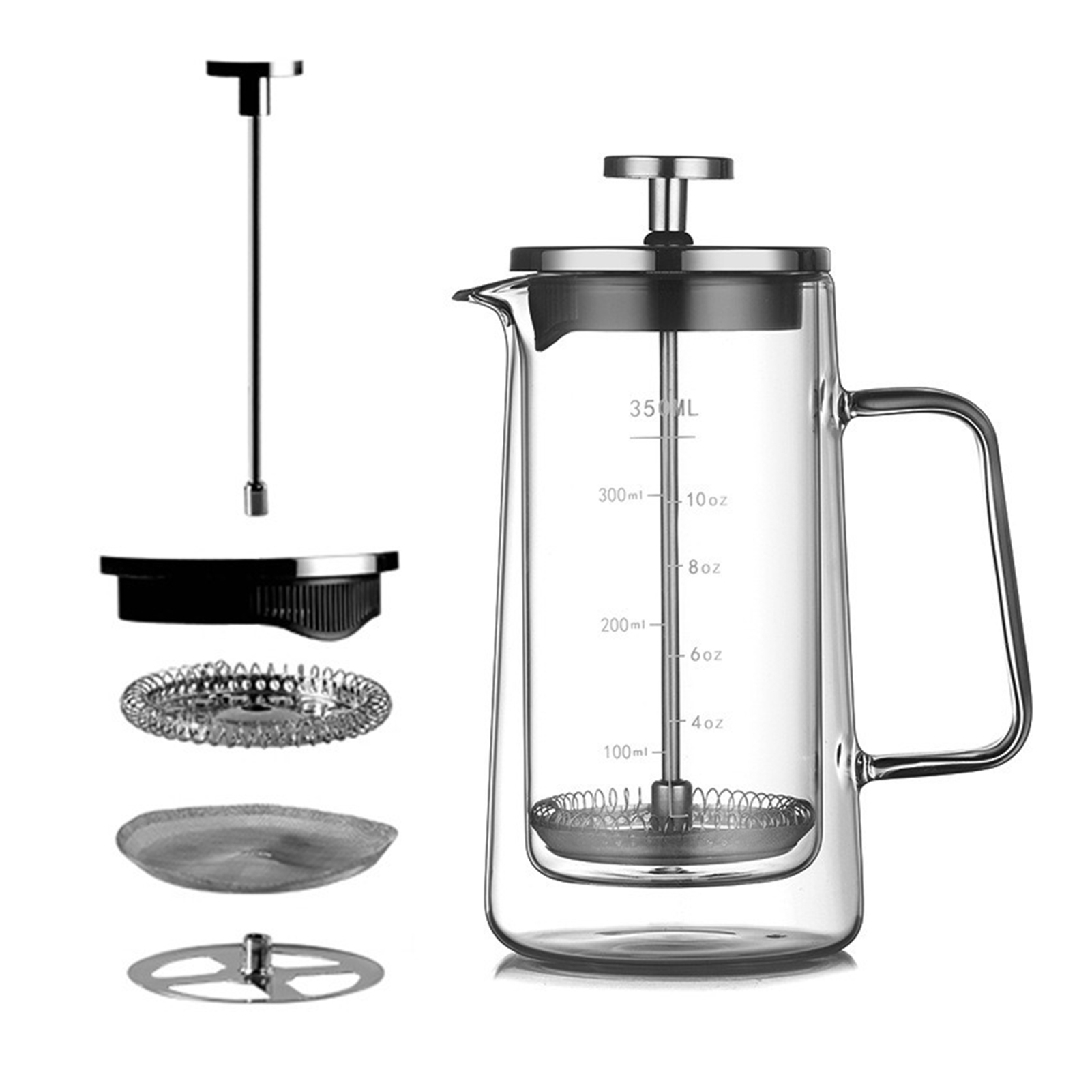 Pot à presse française Double  - French Press Coffee & Tea avis et prix