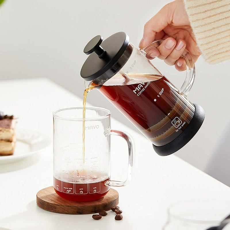 Cafetière à piston MAVO avec d - French Press Coffee & Tea avis et prix