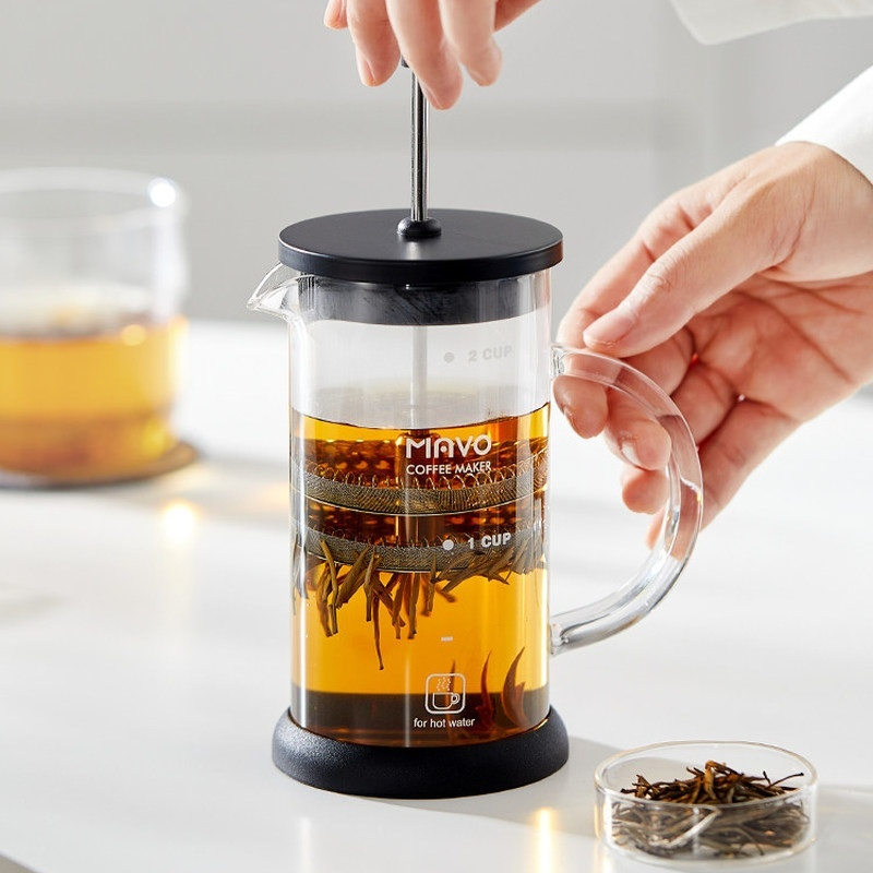 Cafetière à piston MAVO avec d - French Press Coffee & Tea avis et prix