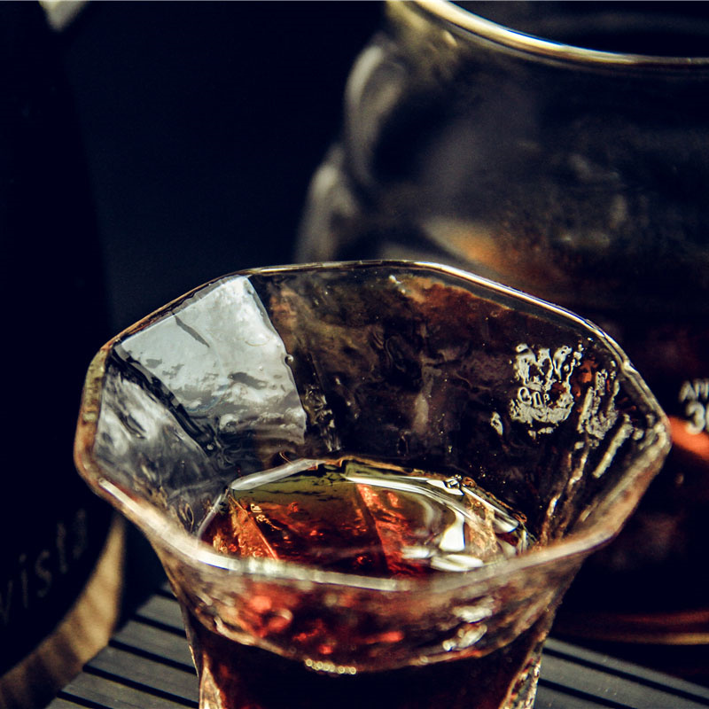 Petite tasse en verre octogona - Coffee Tea Tumbler avis et prix